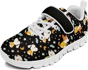 Doojoayie Boys Tennis Shoes Lightweight Little Kids Casual School Shoes Gym Shoes