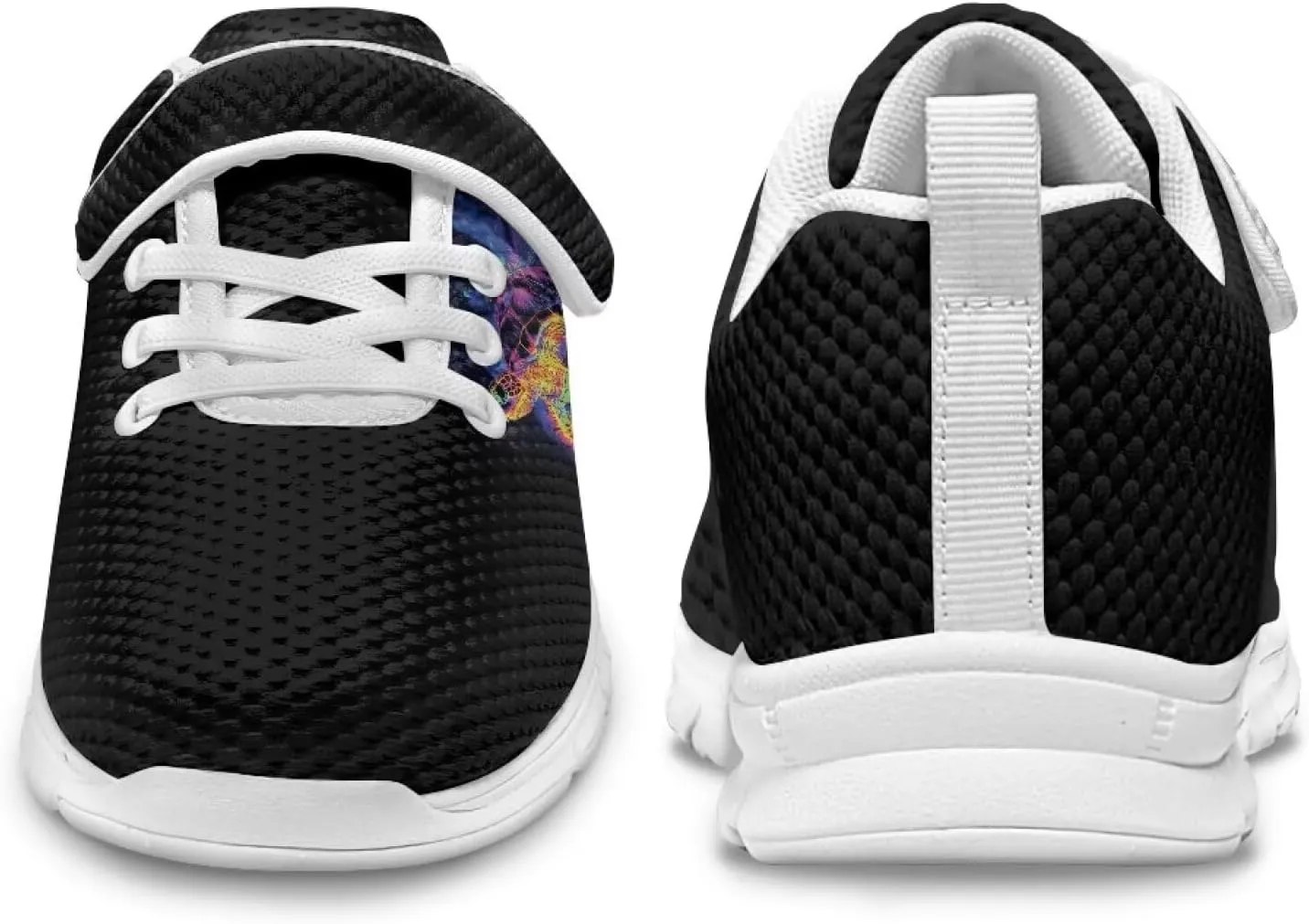 Doojoayie Little Girl Tennis Shoes School Sneakers for Girls Hook and Loop Footwear