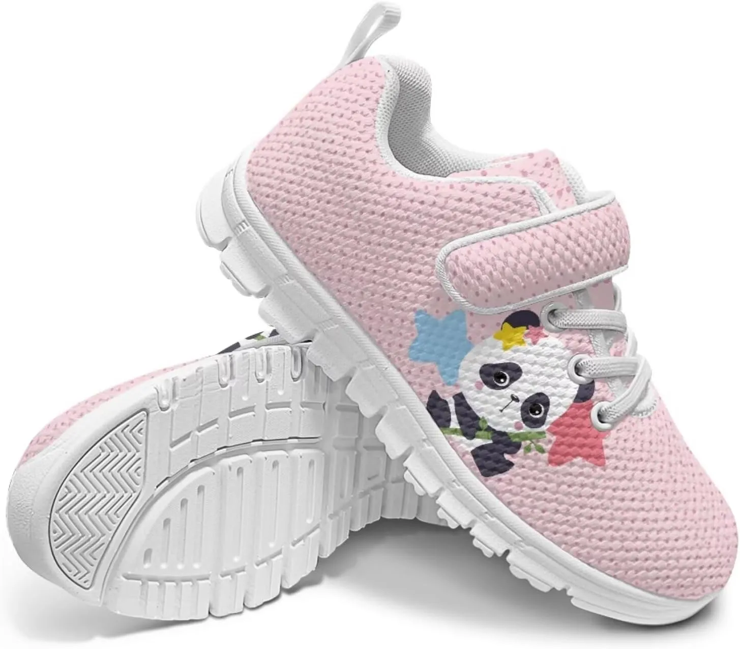 Doojoayie Little Girl Tennis Shoes School Sneakers for Girls Hook and Loop Footwear