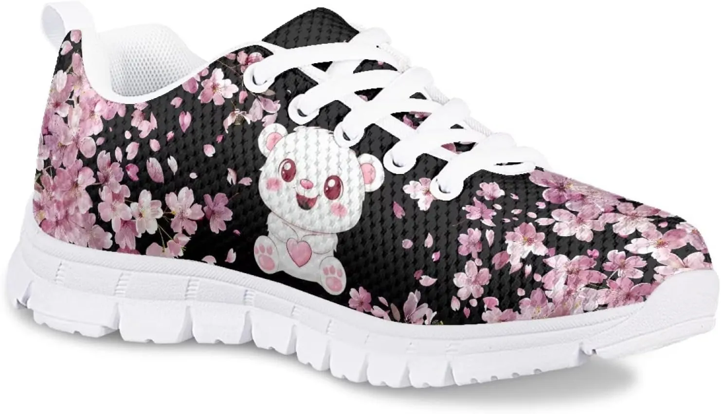 Doojoayie School Tennis Shoes for Girls Running Shoes Animal Pattern Casual Sneakers