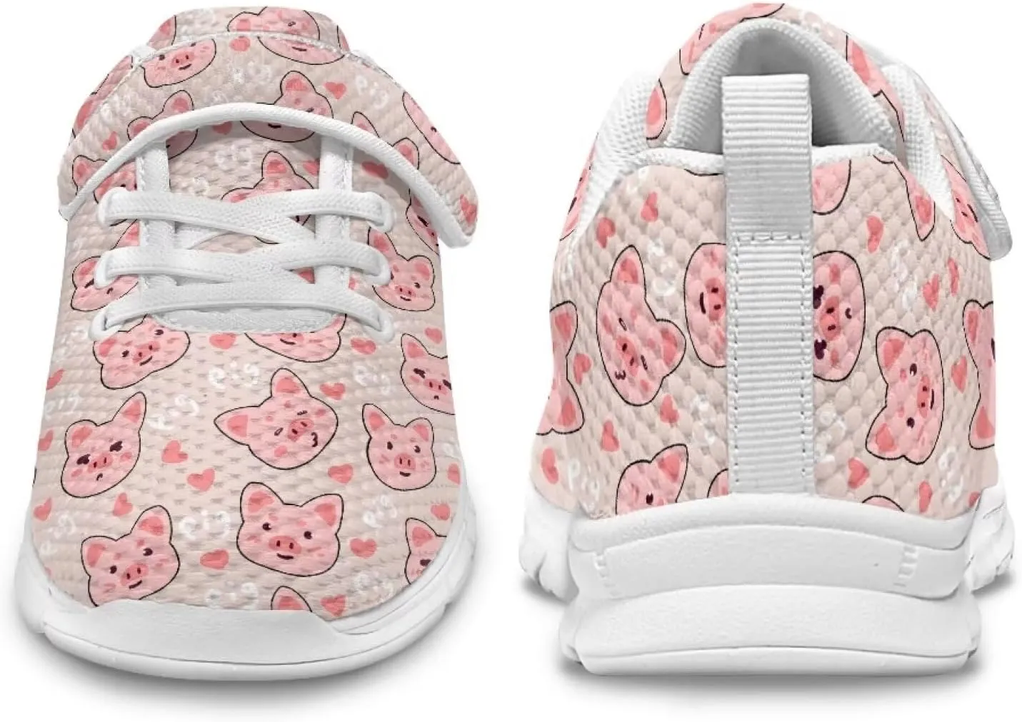 Doojoayie Slip On Shoes for Girls Soft Sole School Tennis Shoes Hook and Loop