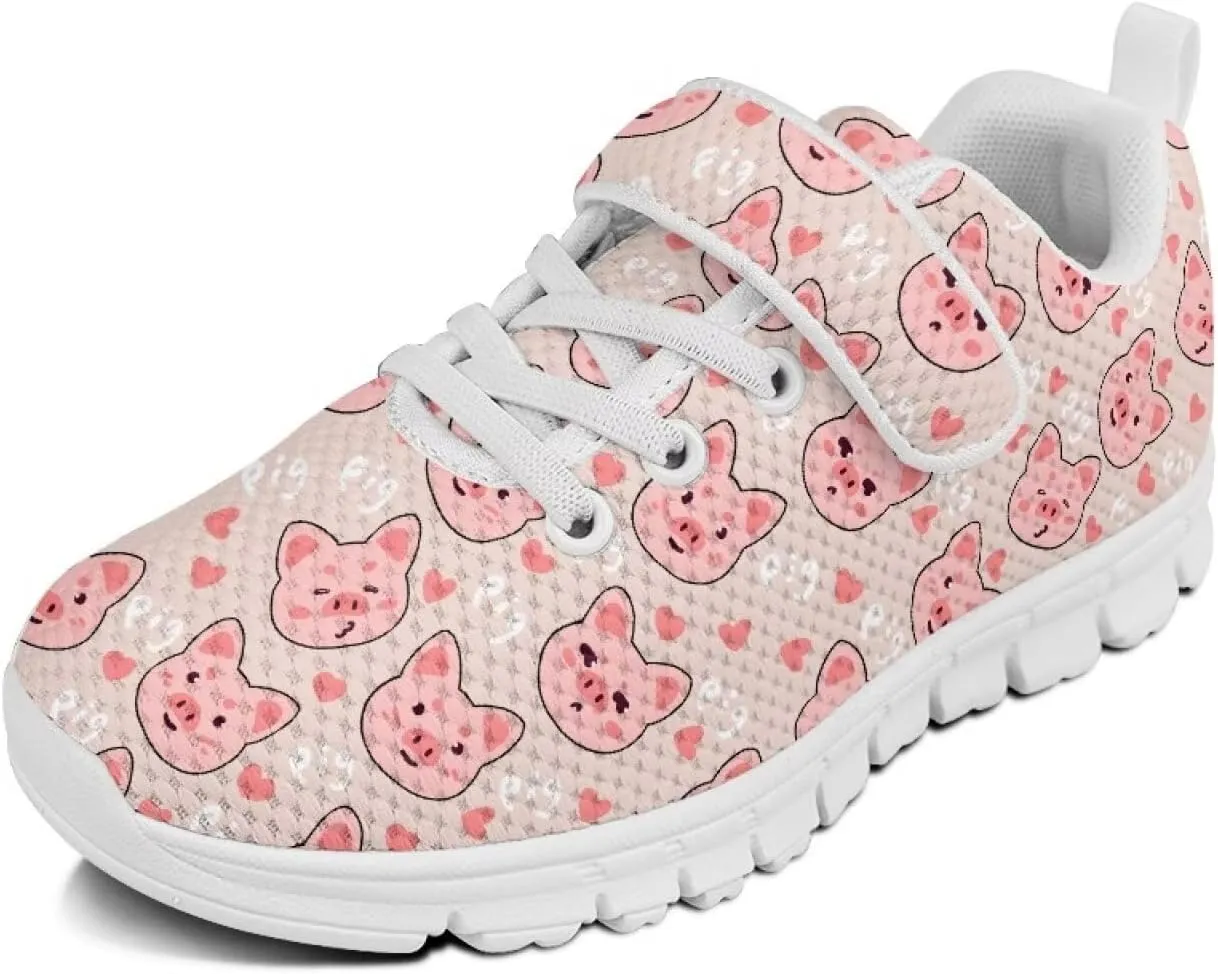 Doojoayie Slip On Shoes for Girls Soft Sole School Tennis Shoes Hook and Loop