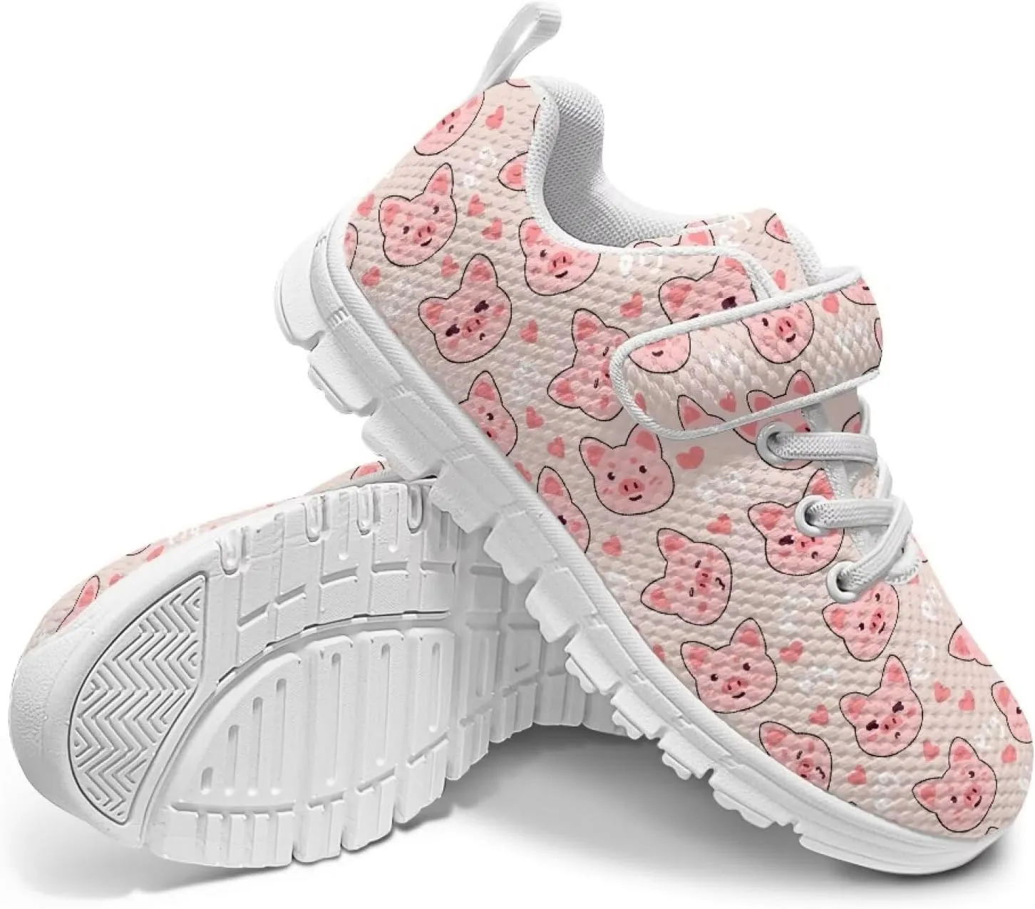 Doojoayie Slip On Shoes for Girls Soft Sole School Tennis Shoes Hook and Loop