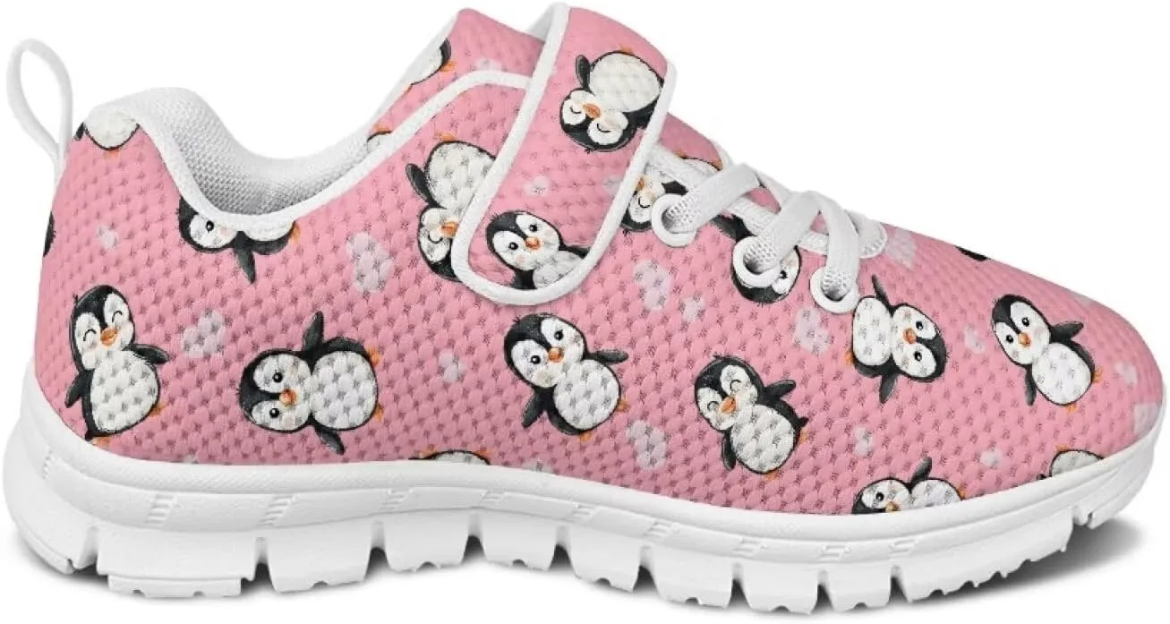 Doojoayie Slip On Shoes for Girls Tennis Shoes Wide Width Sneakers White Sole