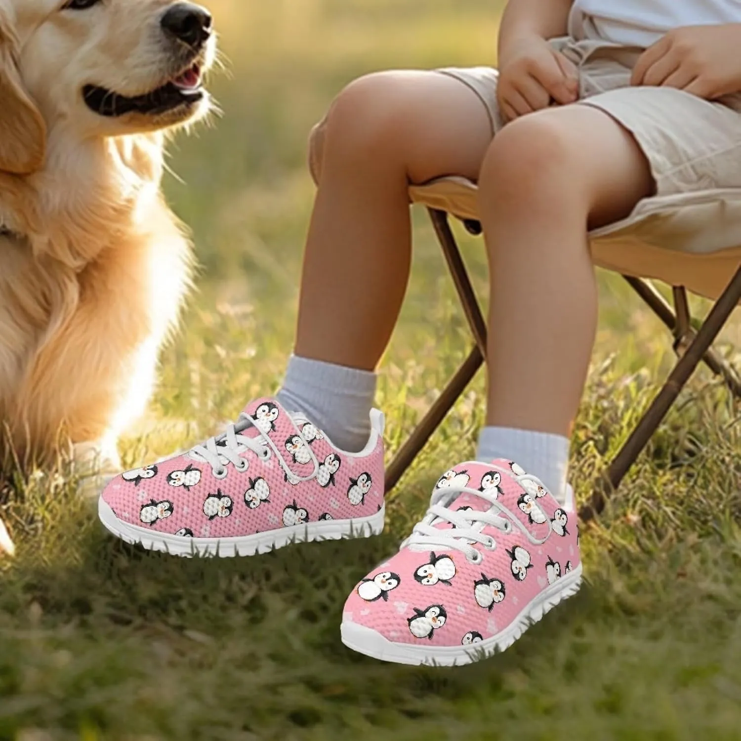 Doojoayie Slip On Shoes for Girls Tennis Shoes Wide Width Sneakers White Sole