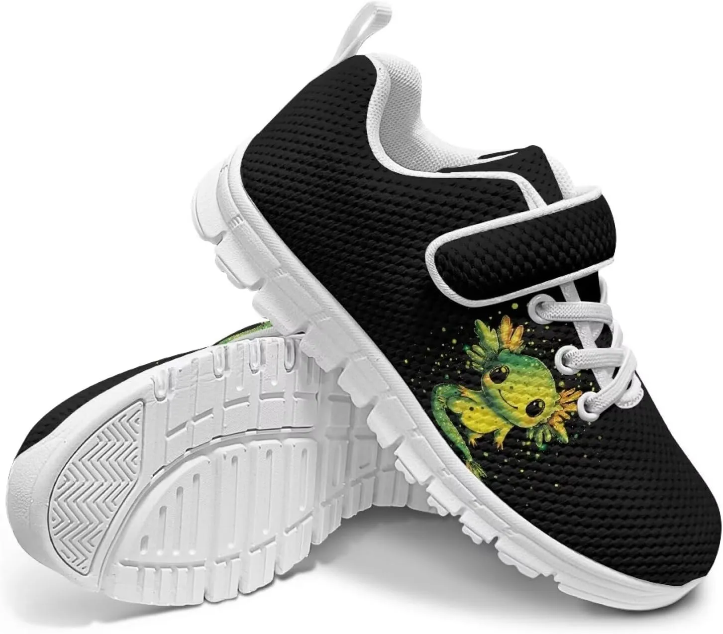 Doojoayie Slip On Shoes for Girls Tennis Shoes Wide Width Sneakers White Sole