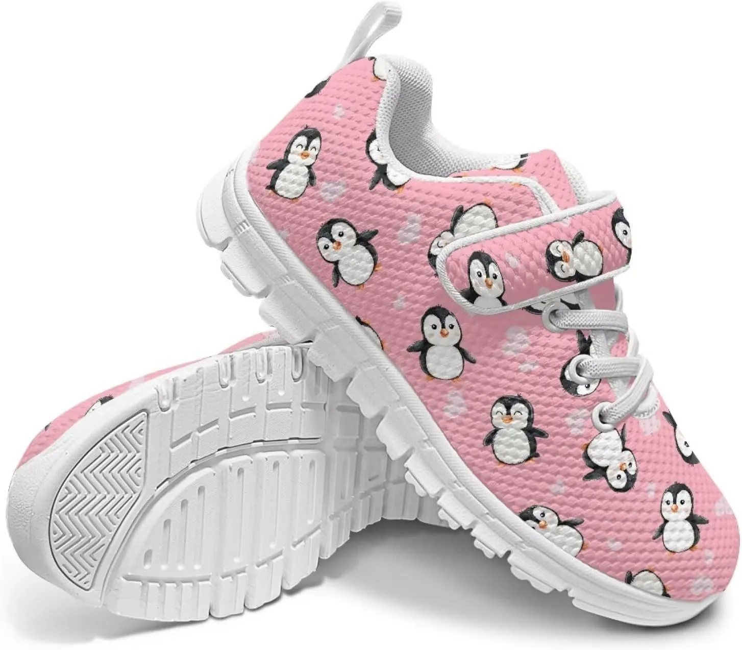 Doojoayie Slip On Shoes for Girls Tennis Shoes Wide Width Sneakers White Sole