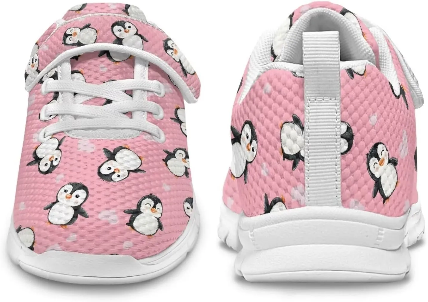 Doojoayie Slip On Shoes for Girls Tennis Shoes Wide Width Sneakers White Sole