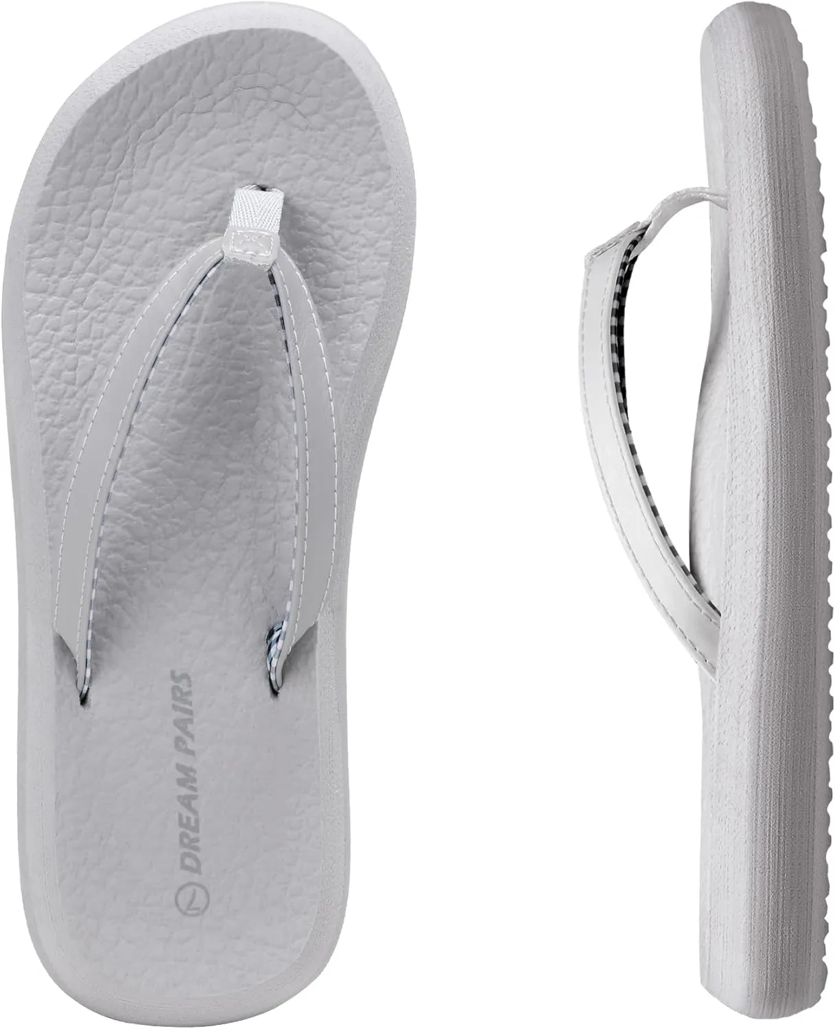 DREAM PAIRS Women's Arch Support Flip Flops Comfortable Soft Cushion Summer Beach Thong Sandals