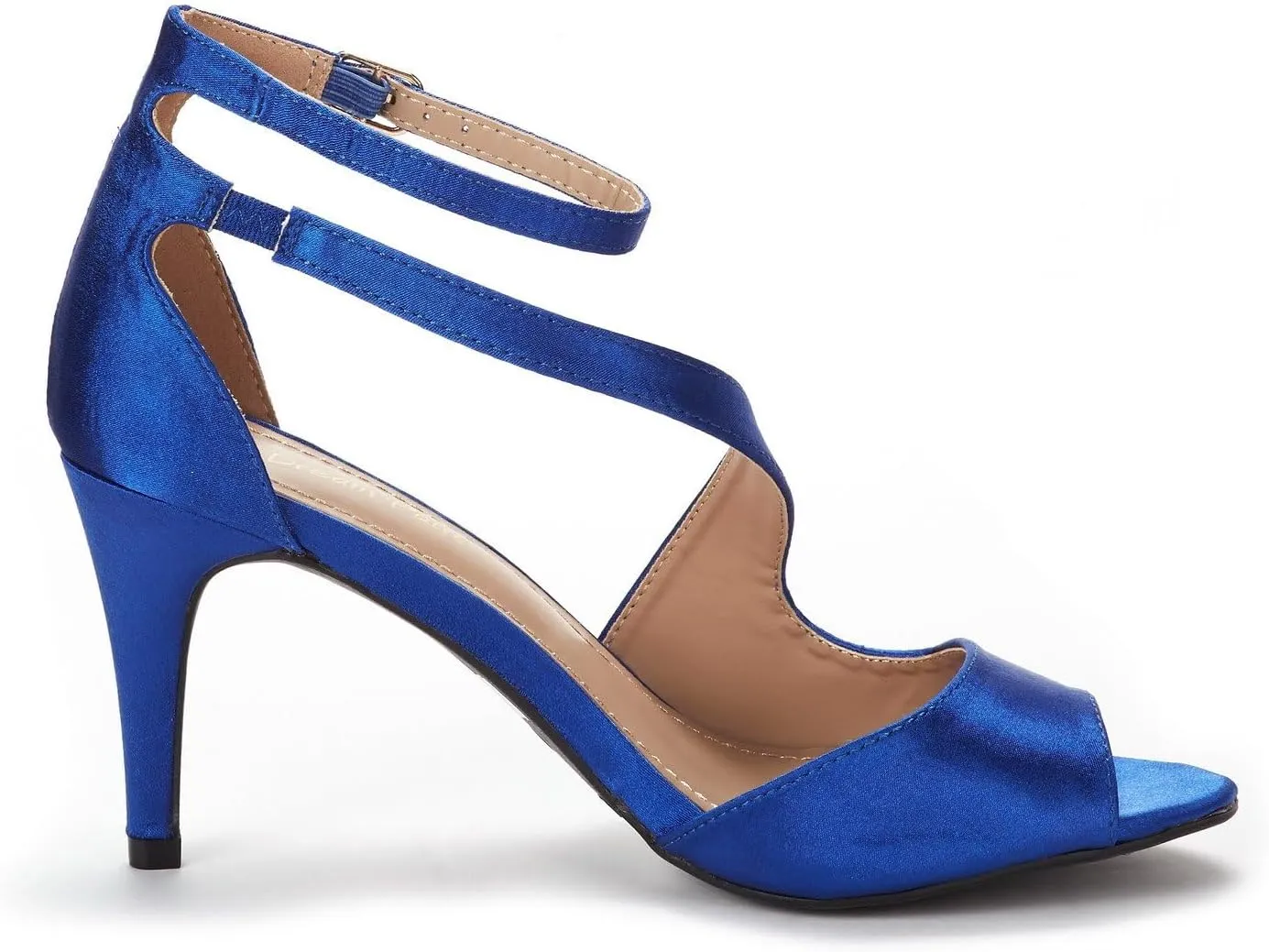 DREAM PAIRS Women's NILE Fashion Stilettos Open Toe Pump Heel Sandals