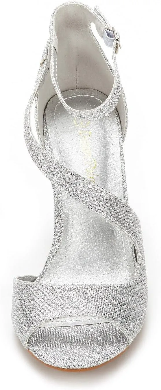 DREAM PAIRS Women's NILE Fashion Stilettos Open Toe Pump Heel Sandals