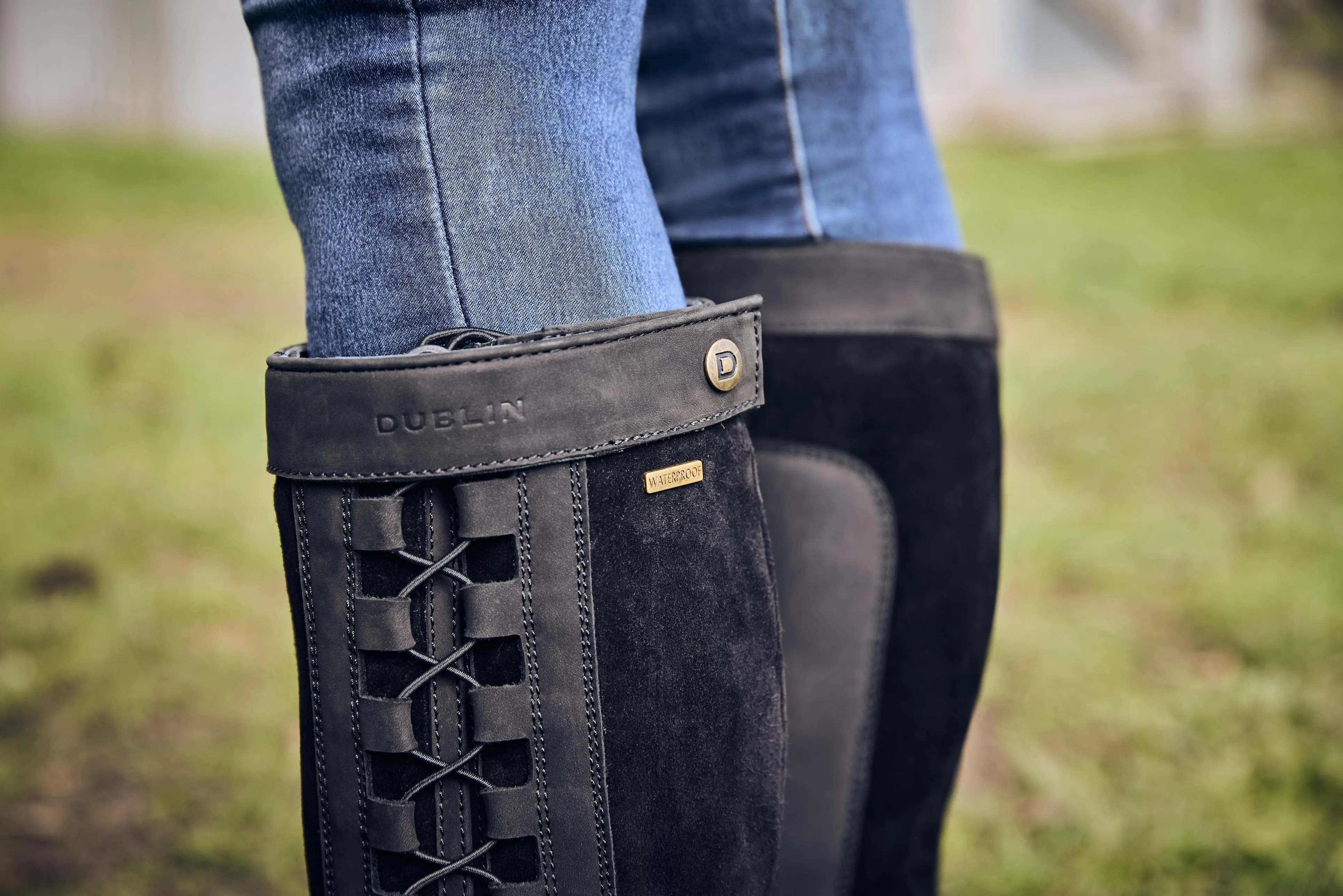 Dublin Black Pinnacle III Laced Country Boots