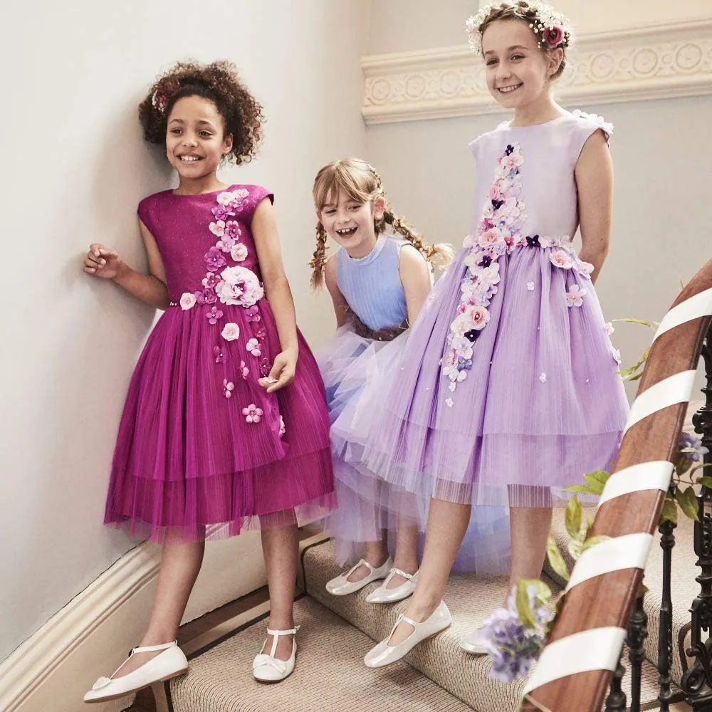 Felix & Flora Toddler Flower Girl Dress Shoes - Baby Girl Ballet Mary Jane Flats for Party School Wedding