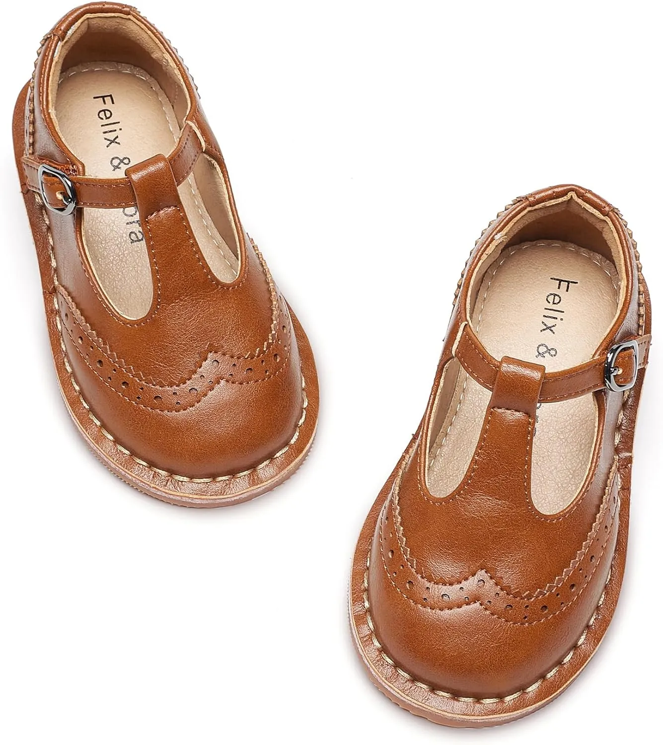 Felix & Flora Toddler Girl Mary Jane Dress Shoes - Ballet Flats for Girl Party School Shoes