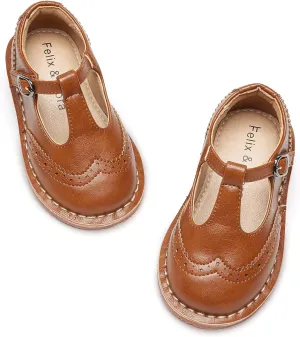 Felix & Flora Toddler Girl Mary Jane Dress Shoes - Ballet Flats for Girl Party School Shoes