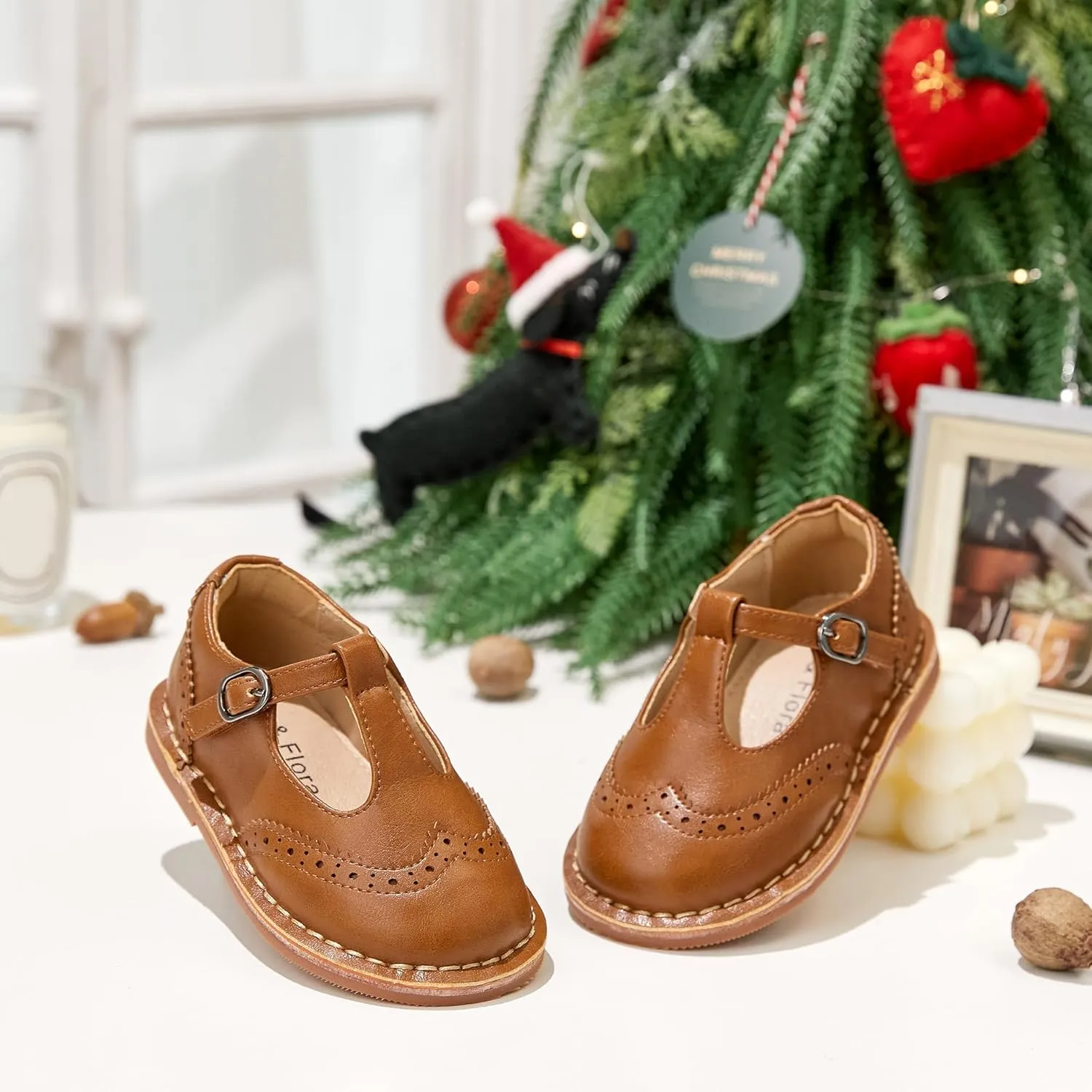 Felix & Flora Toddler Girl Mary Jane Dress Shoes - Ballet Flats for Girl Party School Shoes