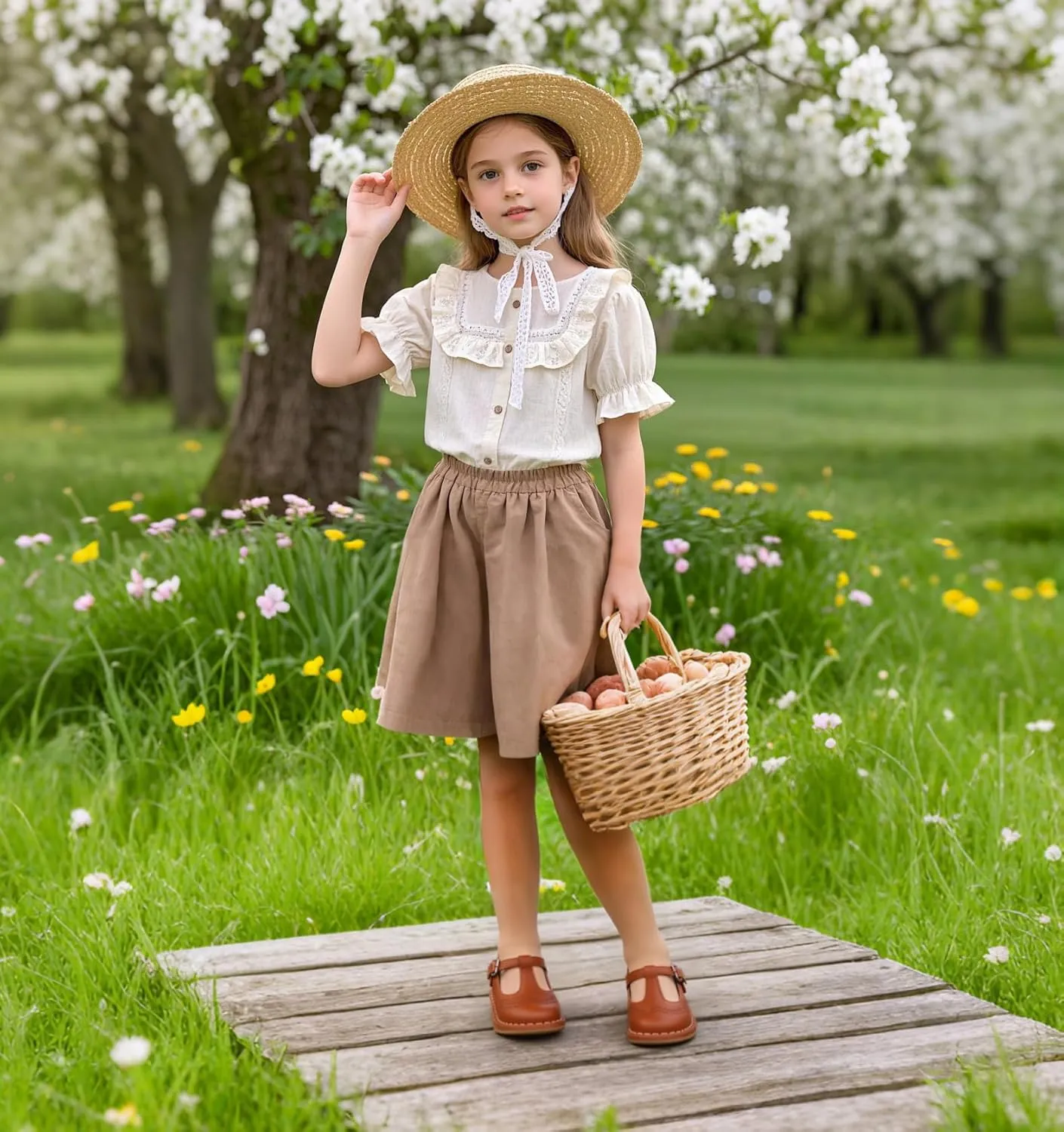 Felix & Flora Toddler Girl Mary Jane Dress Shoes - Ballet Flats for Girl Party School Shoes