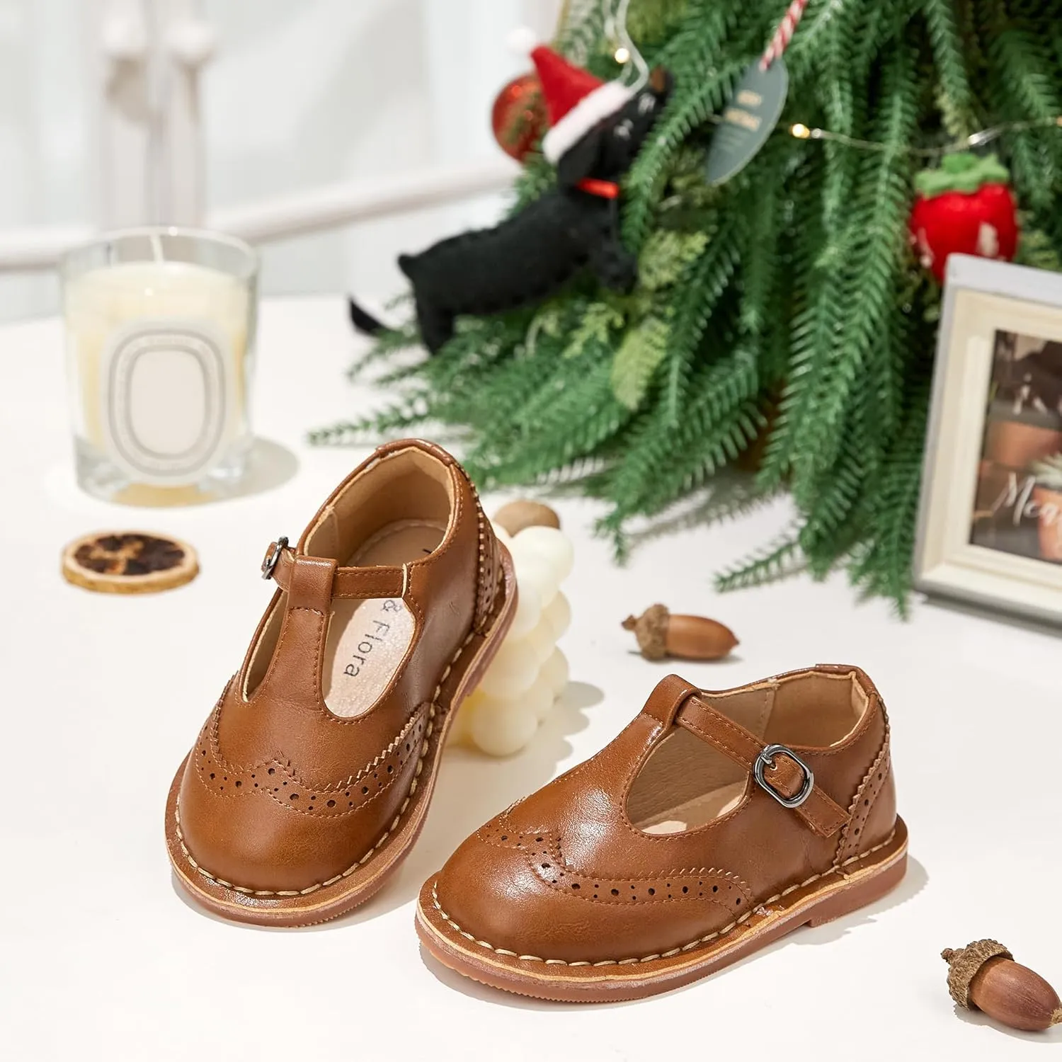 Felix & Flora Toddler Girl Mary Jane Dress Shoes - Ballet Flats for Girl Party School Shoes
