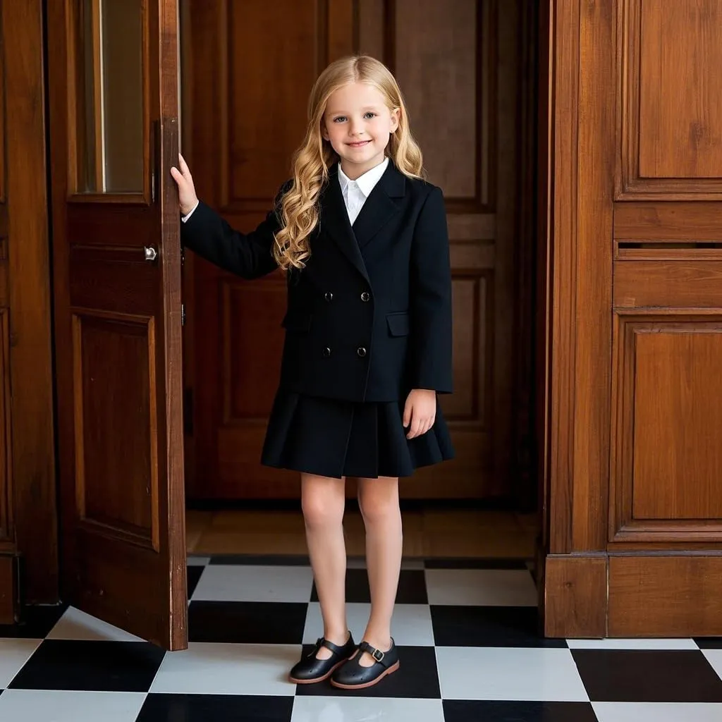 Felix & Flora Toddler Girl Mary Jane Dress Shoes - School Oxford Flats for Girl Party Shoes.