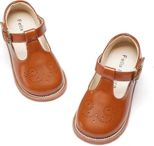 Felix & Flora Toddler Girl Mary Jane Dress Shoes - School Oxford Flats for Girl Party Shoes.