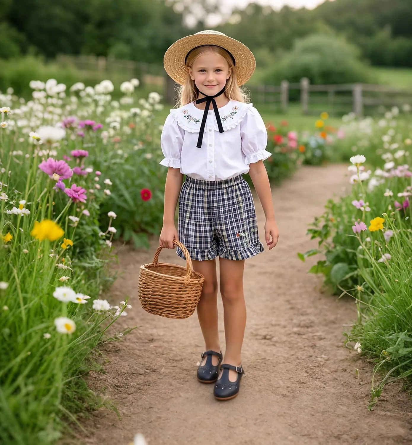 Felix & Flora Toddler Little Girl Flat Oxfords Dress Shoes - Mary Jane Princess for Girl Party School Shoes.