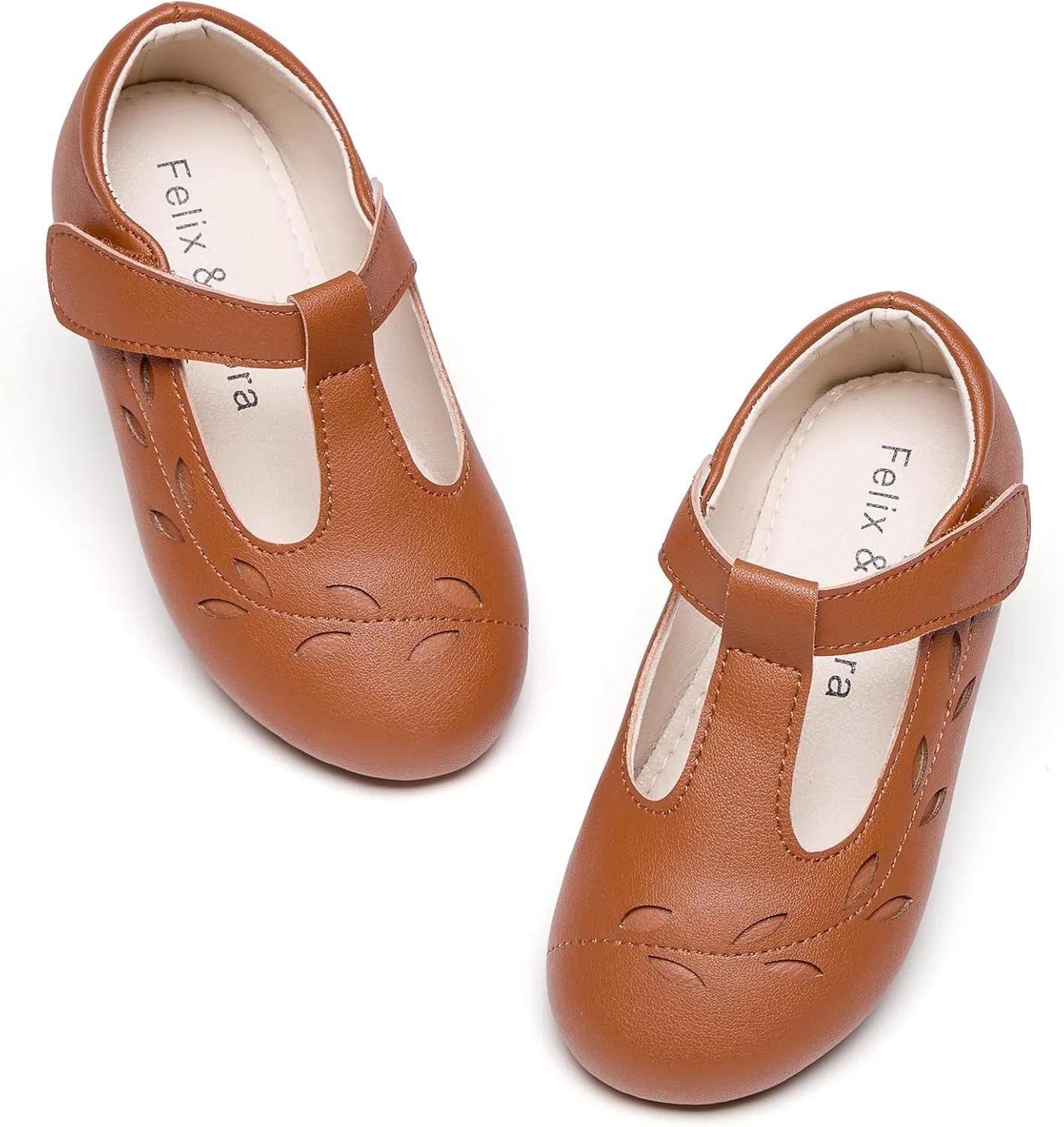 Felix & Flora Toddler Little Girl Flat Oxfords Dress Shoes - Mary Jane Princess for Girl Party School Shoes.