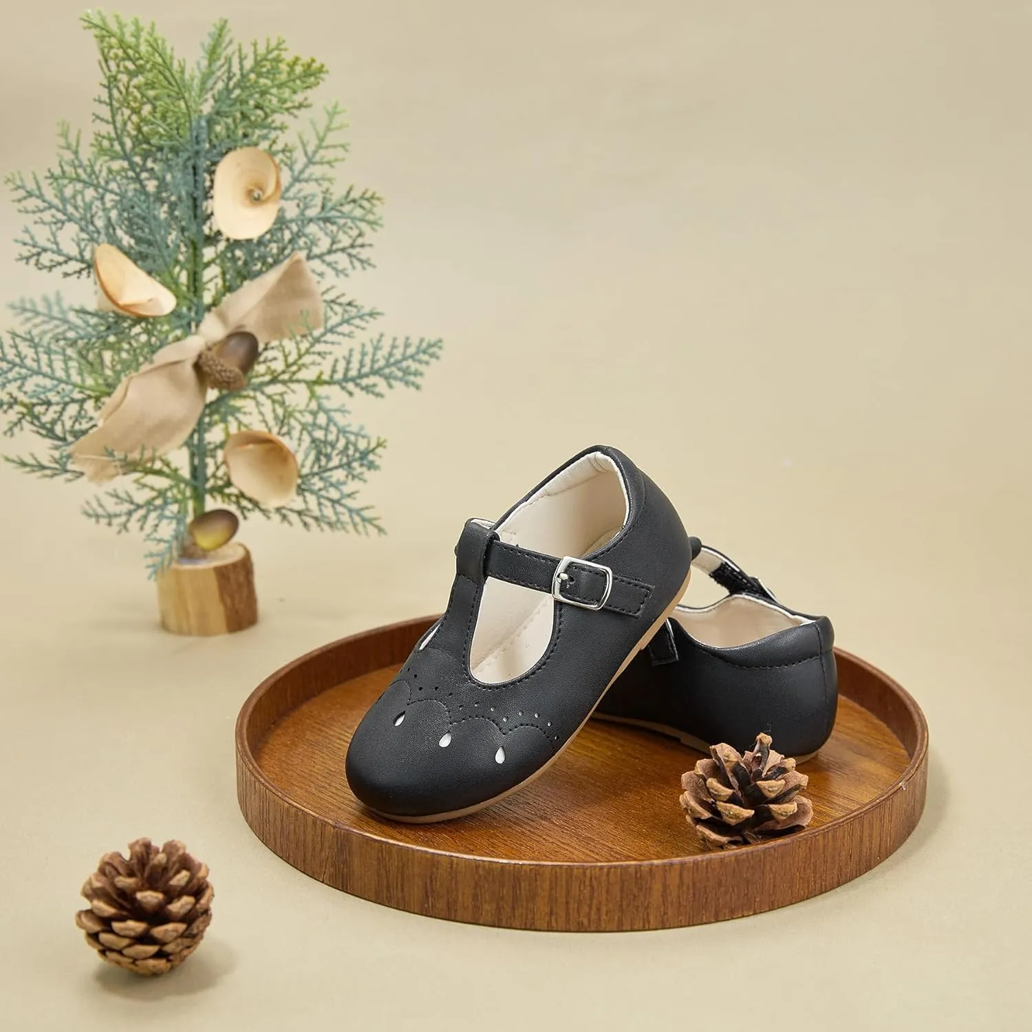 Felix & Flora Toddler Little Girl Flat Oxfords Dress Shoes - Mary Jane Princess for Girl Party School Shoes.