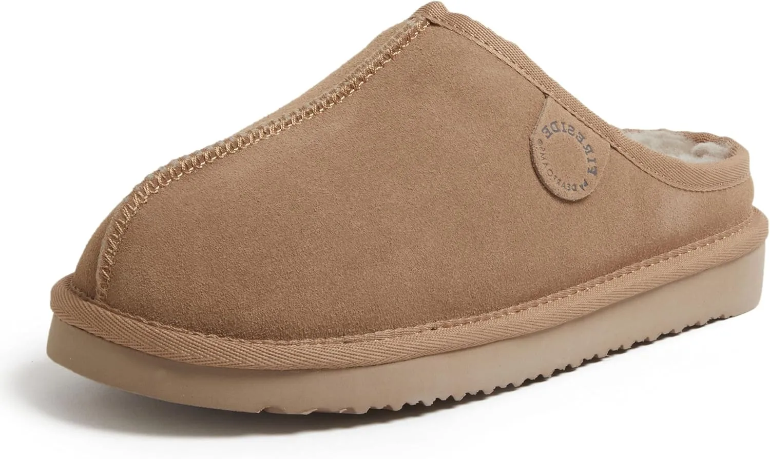 Fireside by Dearfoams Women's Greta Genuine Shearling Indoor Outdoor Clog