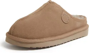 Fireside by Dearfoams Women's Greta Genuine Shearling Indoor Outdoor Clog