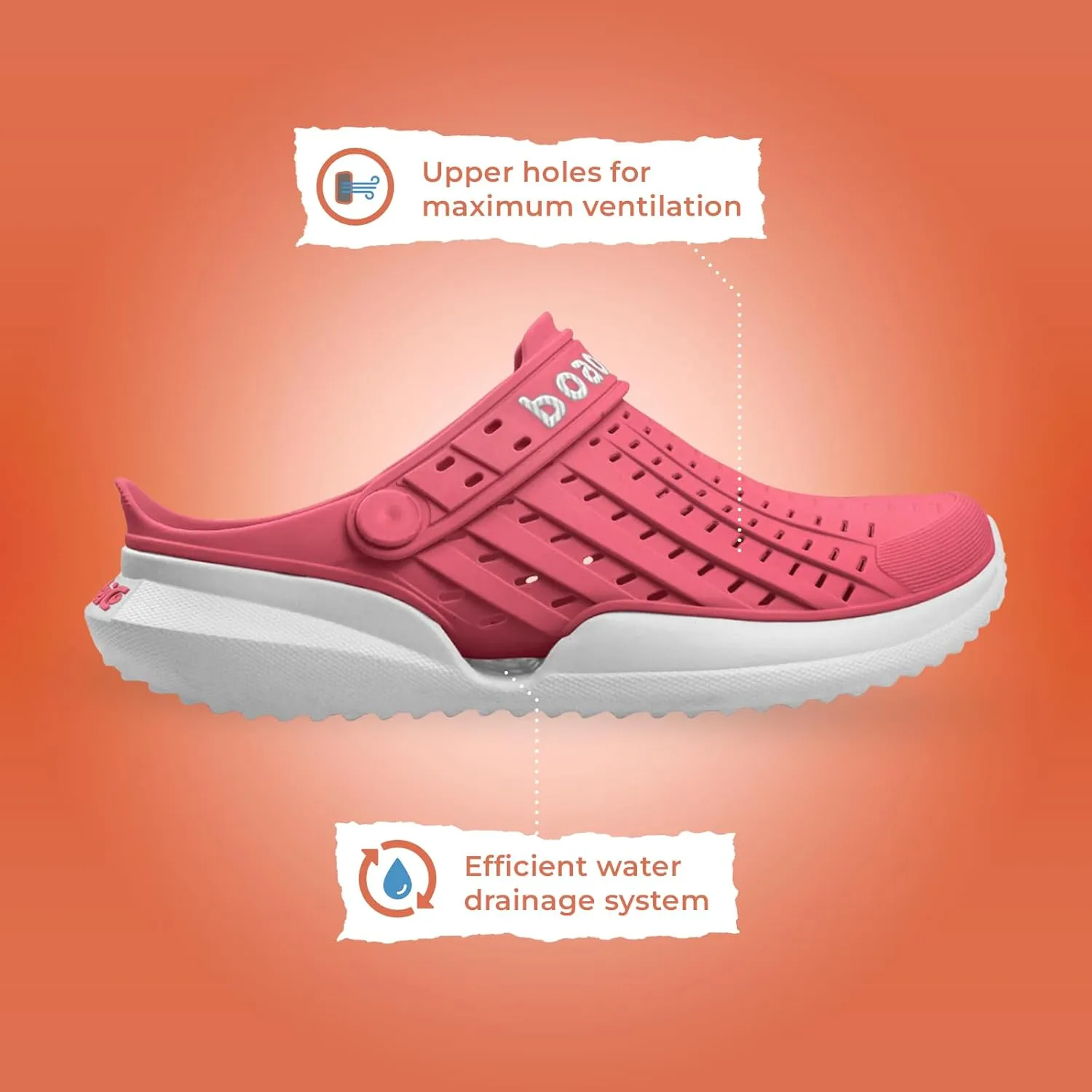 Flow - Clogs for Women | Comfortable Women’s Clogs for Everyday Use | Stylish & Durable Water Shoes | Women’s Sandals Made with Flexible Rubber | Garden Shoes with a Soft and Adaptive Fit