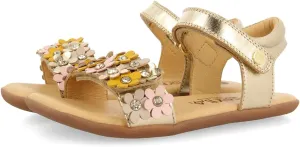 GIOSEPPO Girl's Sneaker Flat Ballet, Gold, 11 us Little Kid