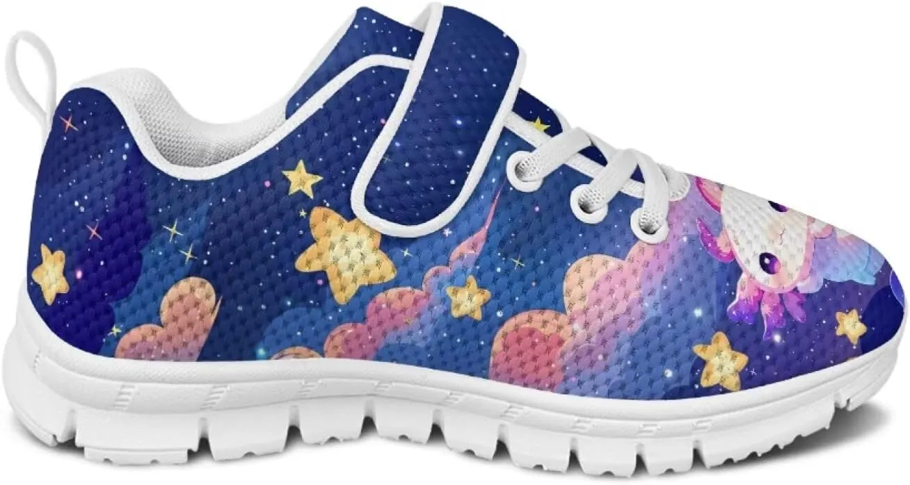 Girls' Athletic Tennis Shoes Cute Slip On Kids Sneakers Running Shoes