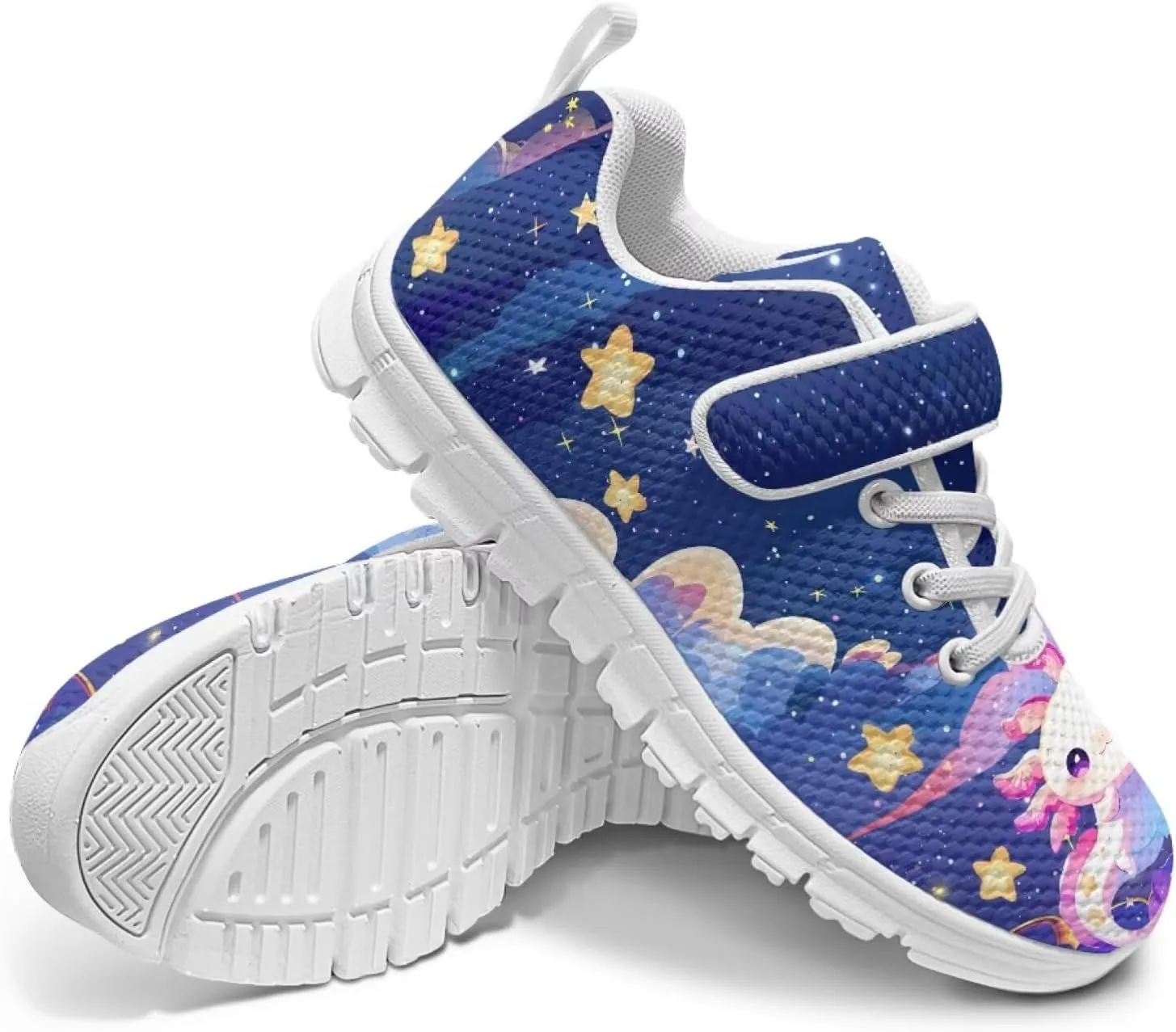 Girls' Athletic Tennis Shoes Cute Slip On Kids Sneakers Running Shoes
