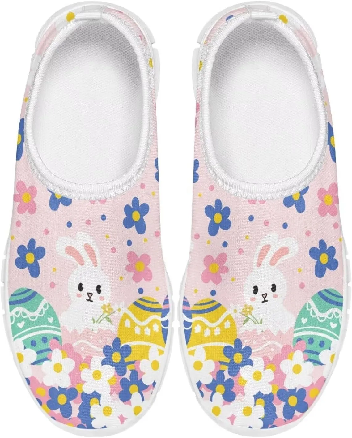 Girls Slip On Shoes Easter Sneakers for Girls Kids Cute Holiday Shoes