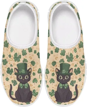 Girls Slip On Sneakers St Patrick's Day Costume Kids Tennis Gym Shoes