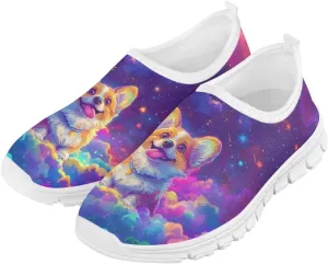 Girls Tennis Shoes Cute Little Kid Slip On Sneakers School Running Shoes