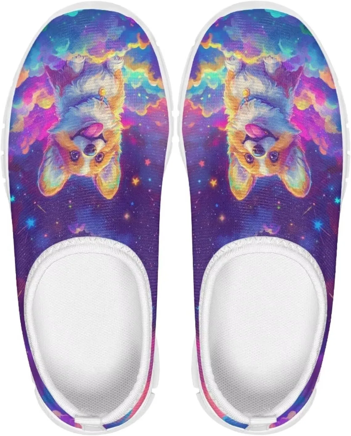Girls Tennis Shoes Cute Little Kid Slip On Sneakers School Running Shoes