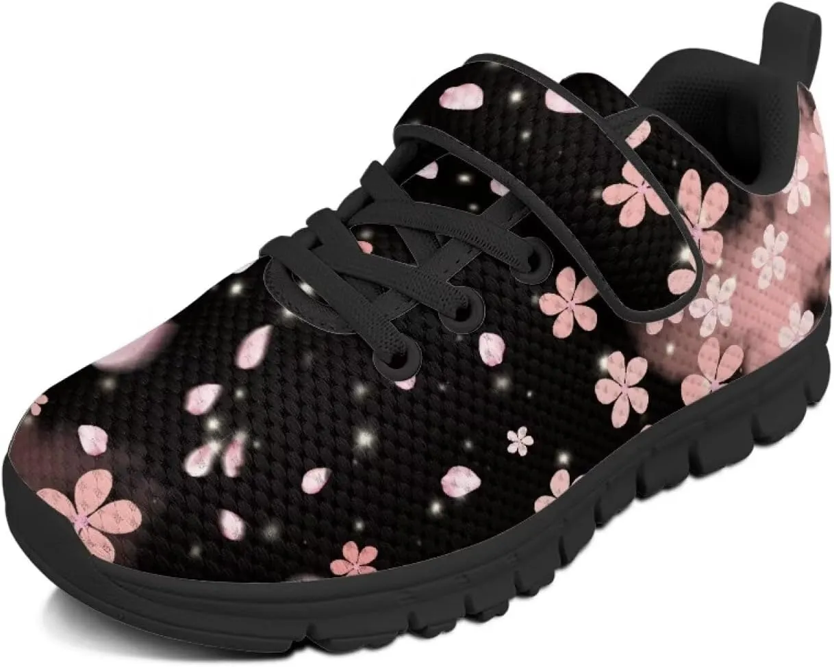 Girls Tennis Shoes Kawaii Print Teen Girls Slip On Sneakers for School