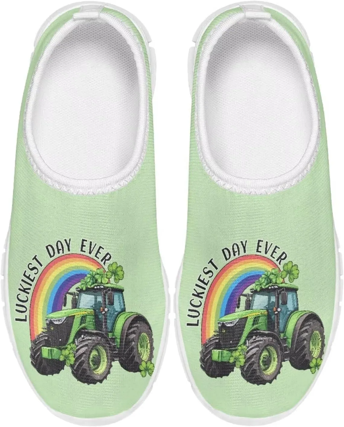Girls Tennis Slip On Shoes St. Patrick's Day Gift Kids School Running Shoes