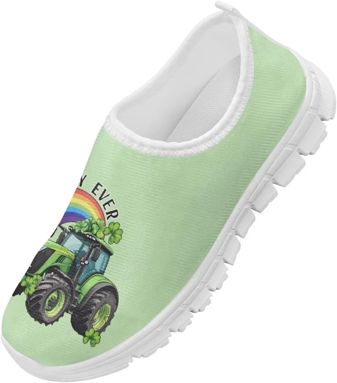 Girls Tennis Slip On Shoes St. Patrick's Day Gift Kids School Running Shoes