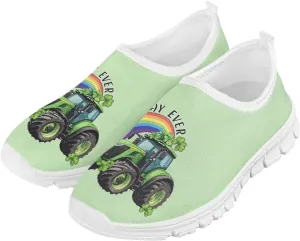 Girls Tennis Slip On Shoes St. Patrick's Day Gift Kids School Running Shoes