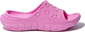 GLOBALWIN Sports Recovery Slides for Women Ava Sports Sandals With Comfortable Arch Support Indoor Outdoor Cloud Slippers Reduce Stress on Feet Lightweight Pillow Slides