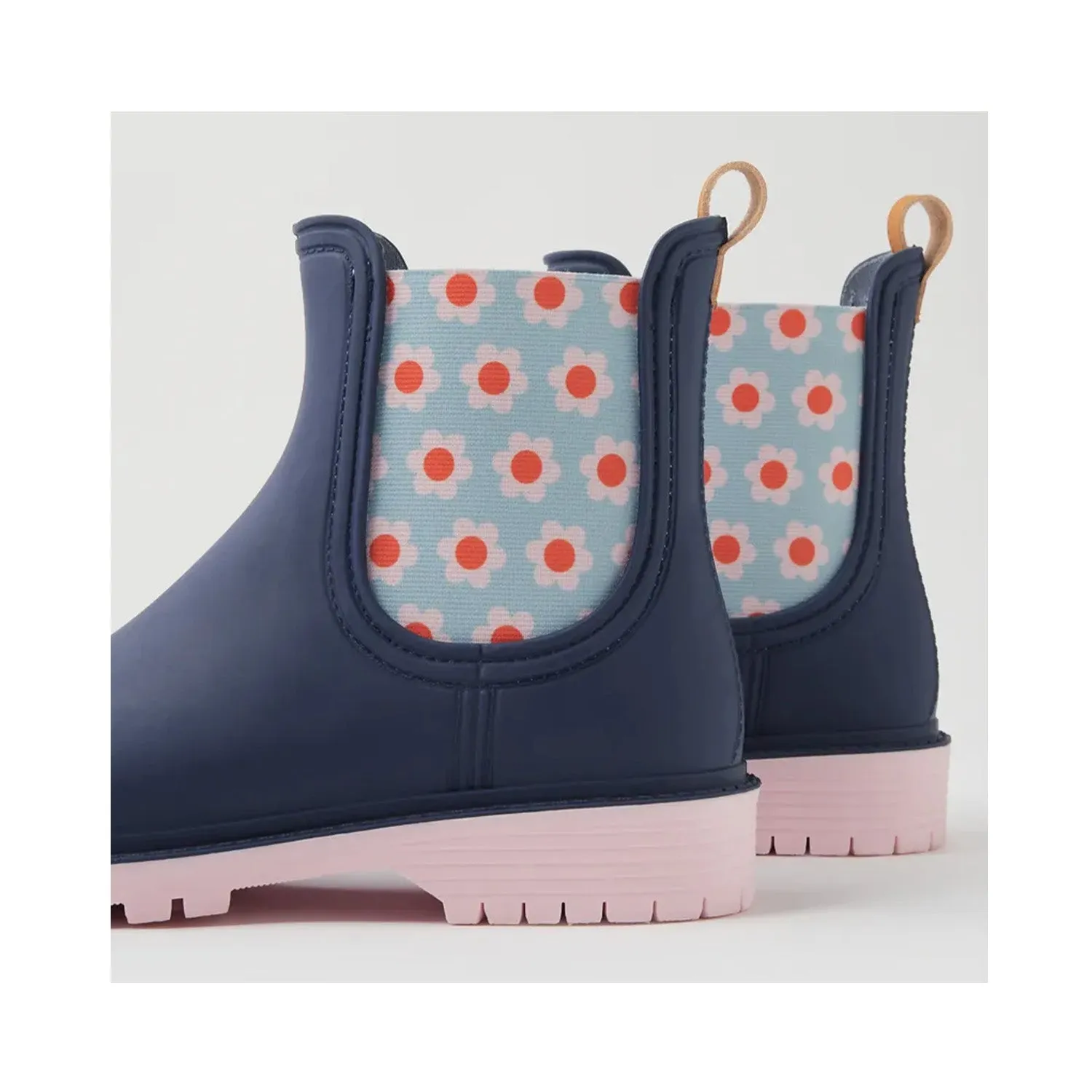 Gumboot Laurina - Midnight Blue Floral