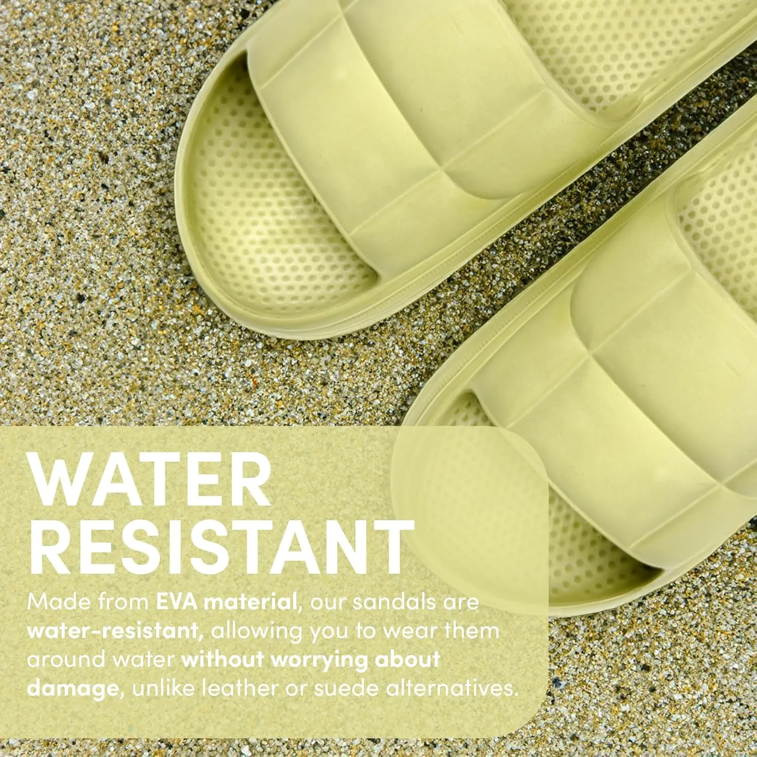 Helios Sandals with Flexible, Non-Slip, & Waterproof Material for Women, Men, Children, One Buckle Rubber Unisex Eva Sandals for Summer