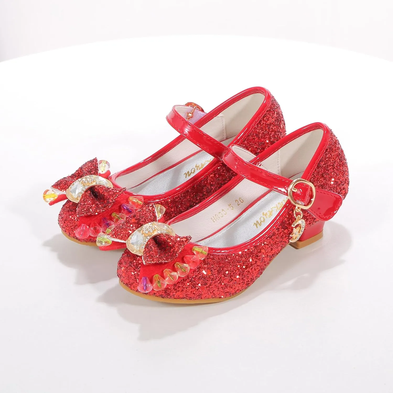 High Heels for Kids Princess Shoes Flats Wedding Party for Girls Toddler Little Kid