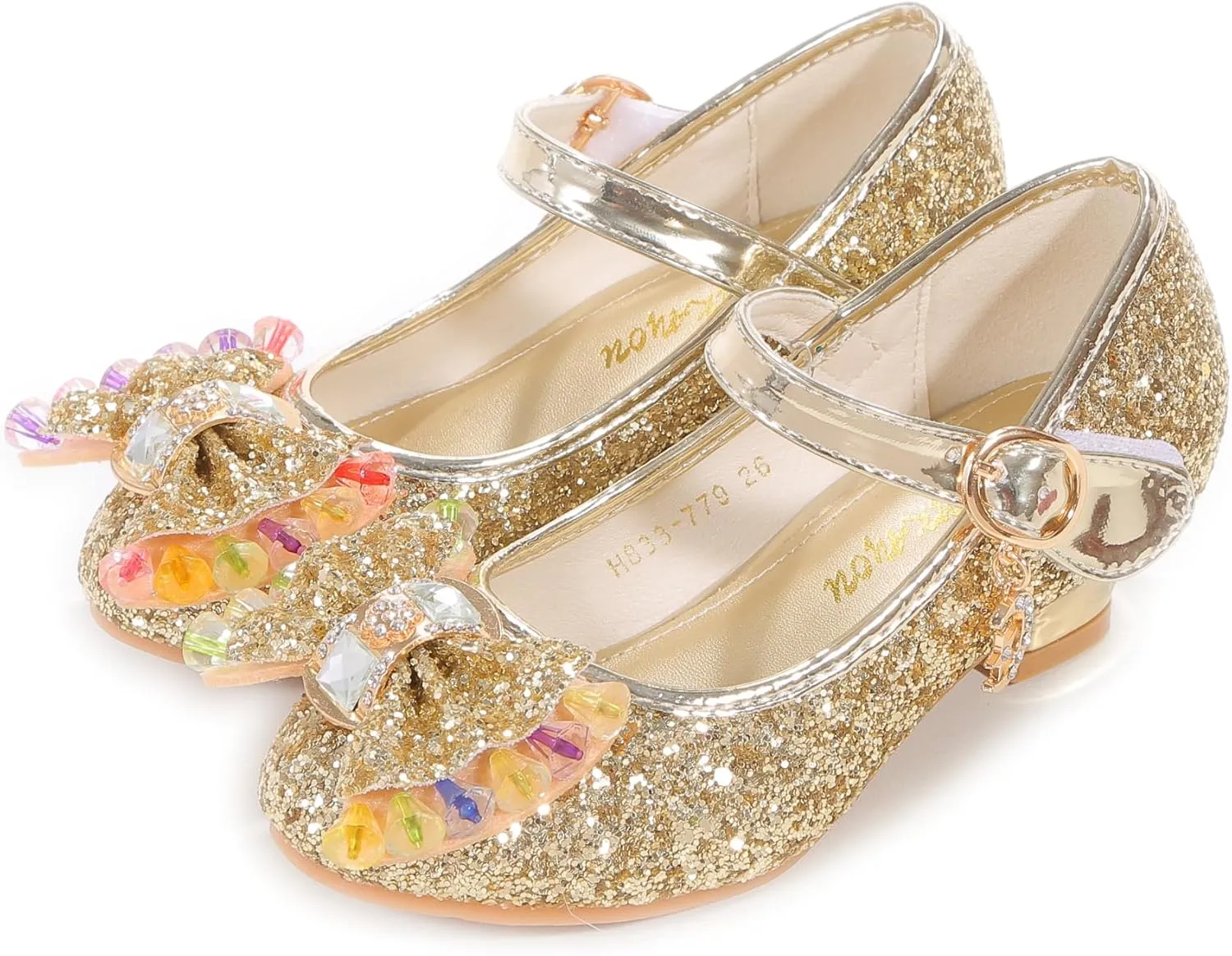 High Heels for Kids Princess Shoes Flats Wedding Party for Girls Toddler Little Kid