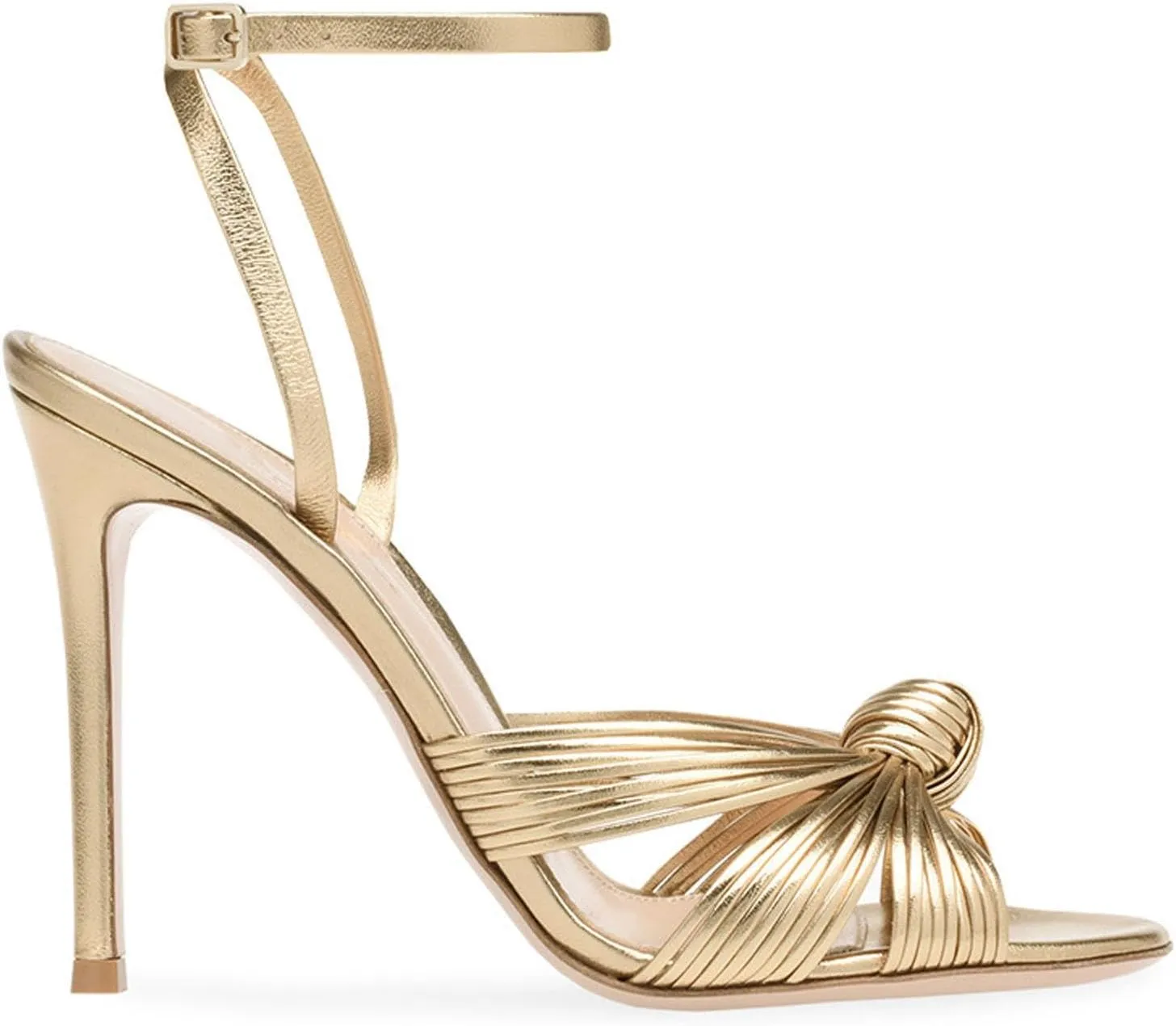 High Heels Women Stiletto Braid Knot Sandals Open Toe Ankle Strap Buckle Pumps Party Evening Prom Shoes 11cm,Gold-37