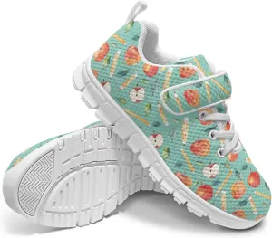 Howilath Little Kid Sneakers One Strap Sports Shoes Sneakers for Boys Anti-Skid Running Tennis Shoes