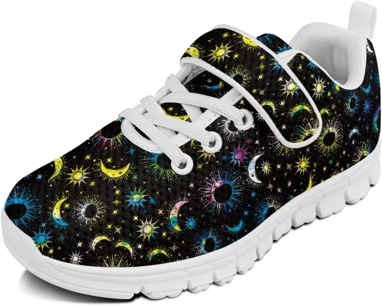 Howilath Sneakers for Kids Tennis Shoes with Non-Slip Sole Single Buckle Athletic Sneaker for Boys Girls