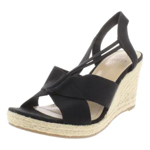 Impo Womens Tegan Wedge T-Strap Espadrilles